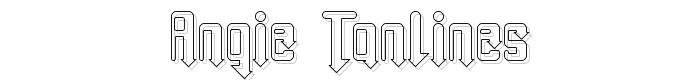 Angie TanLines font